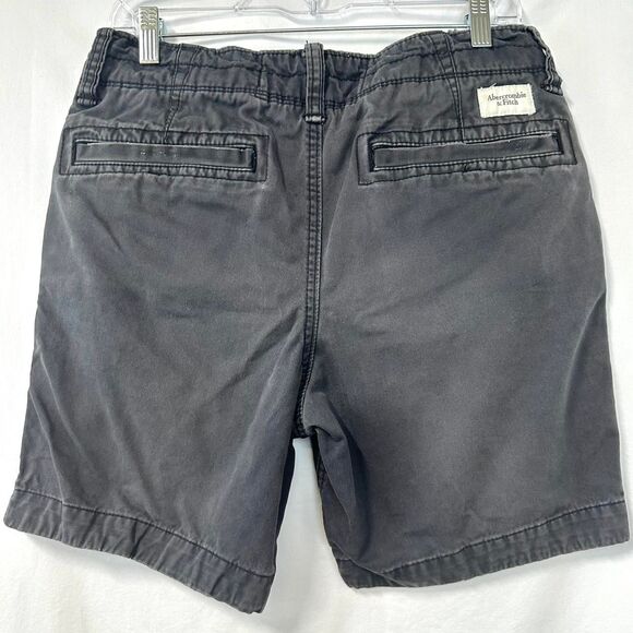 ABERCROMBIE & FITCH Gray Distressed Shorts Mens 30 2000s Y2K Skater Grunge - Picture 3 of 6